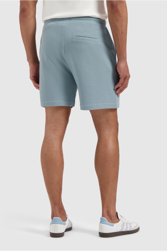 GESTRUCTUREERDE KORTE BROEK 25010523 93 BLUE GREY